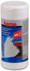 Hama H-R1084185 влажные для офиса в диспенсере (тубе) 100 шт. 14х20 см Салфетки