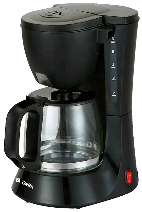 Delta DL-8153 черная кофеварка
