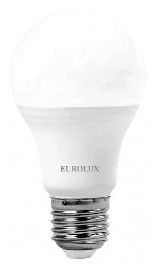 Лампа светодиодная LL-E-A60-15W-230-6K-E27 (груша, 15Вт, холод., Е27) Eurolux 76/2/74 лампа