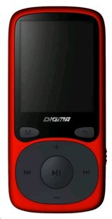 Digma B3 8Gb красный/1.8"/FM/microSD MP3 флеш плеер