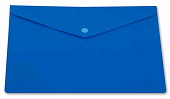 Бюрократ -PK803ABLU A4 пластик 0.18мм синий Конверт