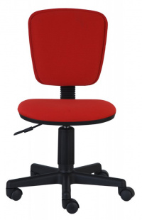 Бюрократ Ch-204NX 26-22 красный 26-22 Кресло без подлокотников
