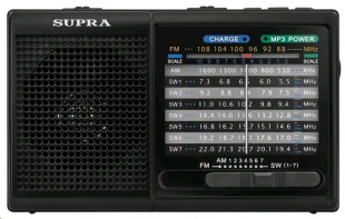 Supra ST 15U черный радиоприемник