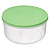 Контейнер пластм. 0,5л для продуктов круглый Verona светло-зелен посуда для СВЧ