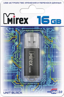 16GB Mirex Unit Черный (13600-FMUUND16) Флеш карта
