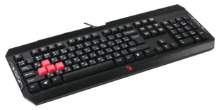 A4 Bloody Q100 черный USB Multimedia Gamer LED Клавиатура