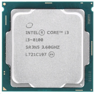 Intel Core i3 8100 OEM Процессор