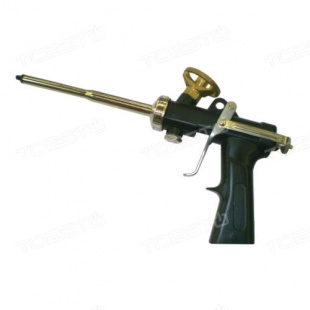 Пистолет для монтажной пены "Р7000003" (P.I.T.) алюминиевый, никелированный. Пистолет для монтажной пены