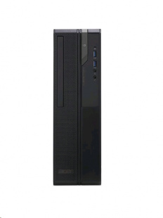 Acer Veriton EX2620G SFF Cel J4005 (2)/4Gb/500Gb 7.2k/UHDG 600/Endless/GbitEth/65W/черный Компьютер