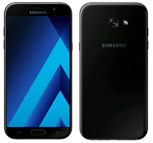 Samsung Galaxy A7 (2017) SM-A720F 32Gb черный Телефон мобильный