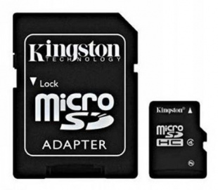 micro SDHC 32Gb class4 Kingston (SDC4/32GB) Флеш карта
