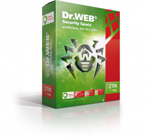 DR.Web Security Space 2 ПК/1 год (BHW-B-12M-2-A3) Программное обеспечение