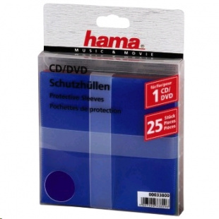 Hama H-33800 для CD/DVD полипропилен 25 шт. 5 цветов Конверт