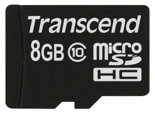 micro SDHC 8Gb Transcend class 10 TS8GUSDC10 w/oAdapter Флеш карта