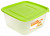 Контейнер пластм. 1,4л для продуктов квадратный Унико С210 посуда для СВЧ