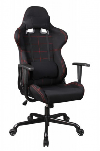 Бюрократ 771/Black+bl черный (2 накладные подушки) Кресло