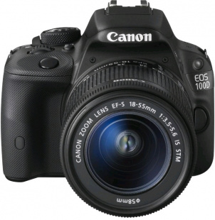 Canon EOS-100D Kit 18-55 IS STM Black Фотоаппарат зеpкальный