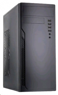 Foxline FL-301 Ryzen 3-1200(3.10GHz)/8Gb/1TB+SSD120Gb/RX550 2Gb/500W/DOS/Black Компьютер