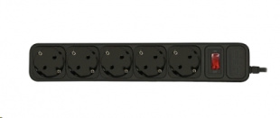 CBR CSF-2500-1.8 Black CB (5 розеток, 1,8 м) Сетевой фильтр