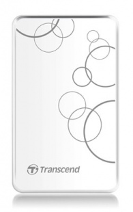 Transcend USB 3.0 1Tb TS1TSJ25A3W 2.5" белый Жесткий диск