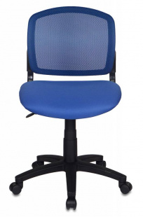 Бюрократ CH-296/BL/15-10 спинка сетка синий сиденье синий 15-10 Кресло