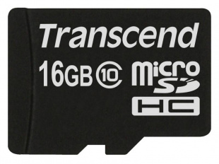 micro SDHC 16Gb class10 Transcend no adapter (TS16GUSDC10) Флеш карта