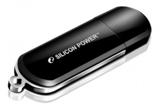 8Gb Silicon Power Luxmini 322 SP008GBUF2322V1K черный Флеш карта