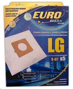 Ozone euro clean E-07 оригинальные синтетические мешки-пылесборники 5 шт. пылесборники