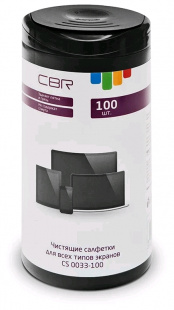 CBR CS 0033-100 для экранов туба 100 шт Чистящие средства