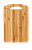 BRAVO бамбук 30*20*1см с вырезной ручкой доска разделочная