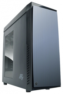 Zalman R1 Mid Tower, ATX, USB3.0, 120mm Led front fan, 120mm rear/top fan, 360mm video card, SSD sup Корпус