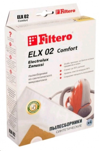 Filtero ELX 02 (4) Comfort, 4 шт пылесборники