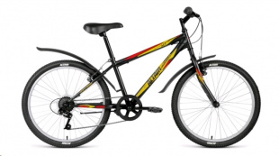 24 Altair MTB HT 24 1.0 (рост 14") черный матовый велосипед