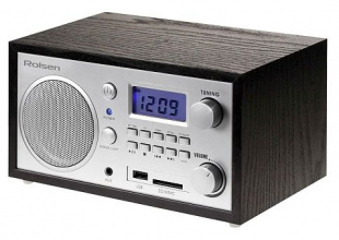 Rolsen RFM-300 венге радиочасы