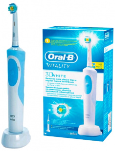 Oral-B Vitality 3D White белый зубная щетка