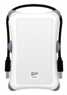 Silicon Power USB 3.0 500Gb SP500GBPHDA30S3W A30 2.5" белый Armor Жесткий диск