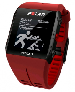 Polar V800 HR черный/красный (90060774) Умные часы