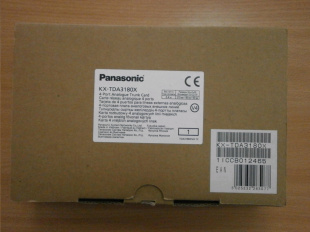 *БУ Panasonic KX-TDA3180 Плата для KX-TDA 30, подключение 4 внешних  аналоговых линий АТС