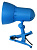 Трансвит НАДЕЖДА1MINI (NADEZHDA1MINI/BLU) настольный на прищепке E27 синий лазурь 40Вт светильник настольный