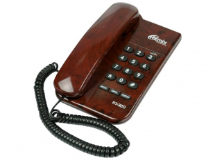 Ritmix RT-320 coffee marble Телефон проводной