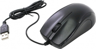 Oklick 185M черный оптическая (1000dpi) USB (2but) Мышь