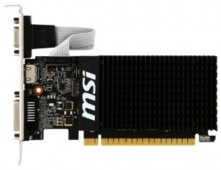 MSI PCI-E GT 710 2GD3H LP nVidia GeForce GT 710 2048Mb 64bit DDR3 954/1600 DVIx1/HDMIx1/CRTx1/HDCP R Видеокарта
