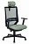 Бюрократ EXPERT черный TW-01 сиденье зеленый 38-407 сетка/ткань с подголов. крес EXPERT GREEN Кресло