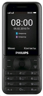 Philips E181 Xenium черный Телефон мобильный