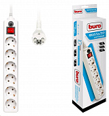 Buro 600SH-5-W 5м (6 розеток) белый (коробка) Сетевой фильтр