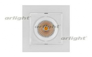 Arlight CL-KARDAN-S102x102-9W White (WH, 38 deg) светильник точечный
