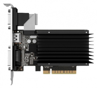 Palit PCI-E PA-GT730K-1GD3H nVidia GeForce GT 730 1024Mb 64bit DDR3 900/1804 DVIx1/HDMIx1/CRTx1/HDCP Видеокарта