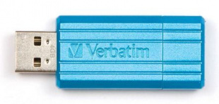 16Gb Verbatim PinStripe 49068 USB2.0 синий Флеш карта