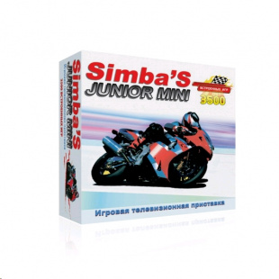 Dendy Simba's Junior mini + 3500 игр (прист., 2 дж., каб. AV, адапт.) Игровая приставка