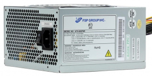 FSP ATX 600W 600PNR 20+4pin, 120mm fan, I/O Switch, 6*SATA Блок питания